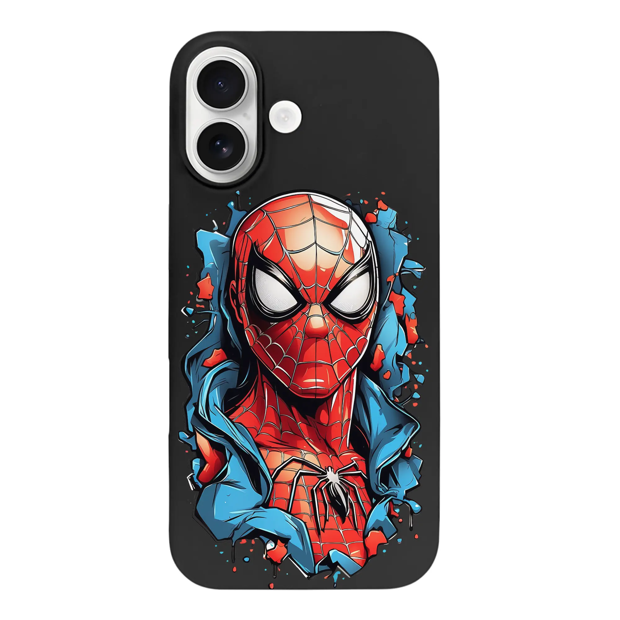 アベンジャーズ (Avenjāzu) グッズ スパイダーマン（Spider-Man） - iPhone 17 シリーズ シリコンケース 薄型 耐衝撃 指紋防止 ソフトタッチカバー 精密フィット 傷防止 保護ケース iPhone 17/17 Air/17 Pro/17 Pro Max 対応